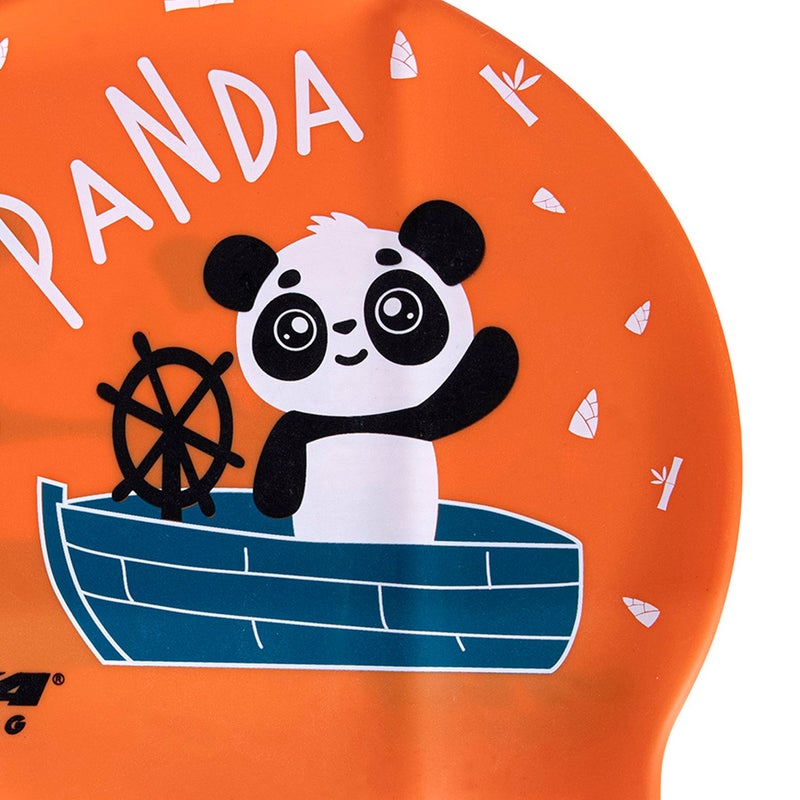 Viva Swimming Printed Cap For Kids - Orange - Image 3